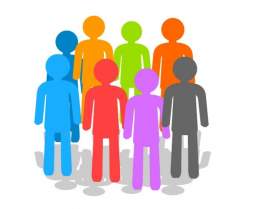 Graphic of a group of people