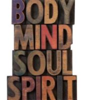 Words body, mind, soul, spirit